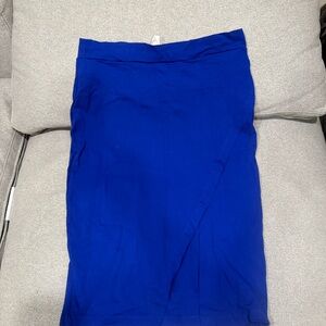 Chic Royal Blue Pencil Skirt